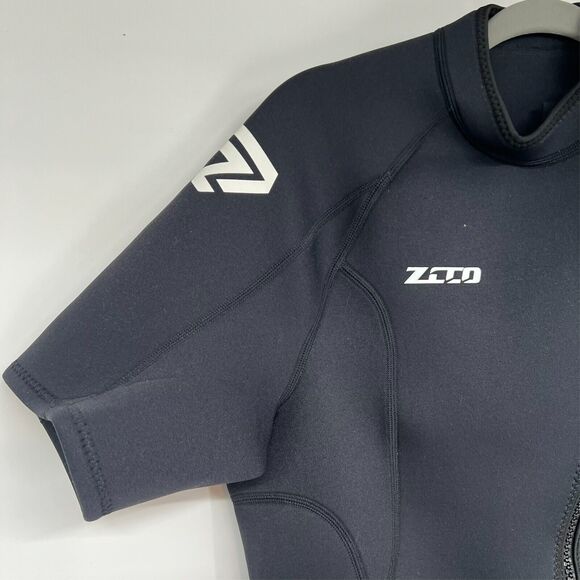 NWT ZCCO Mens Wetsuit 3XL Black Neoprene Back Zip Shorty Dive Skin MS305-B - Picture 3 of 8